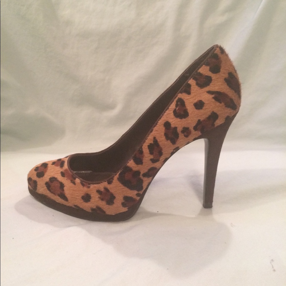 LAUREN RALPH LAUREN leopard pumps 7.5